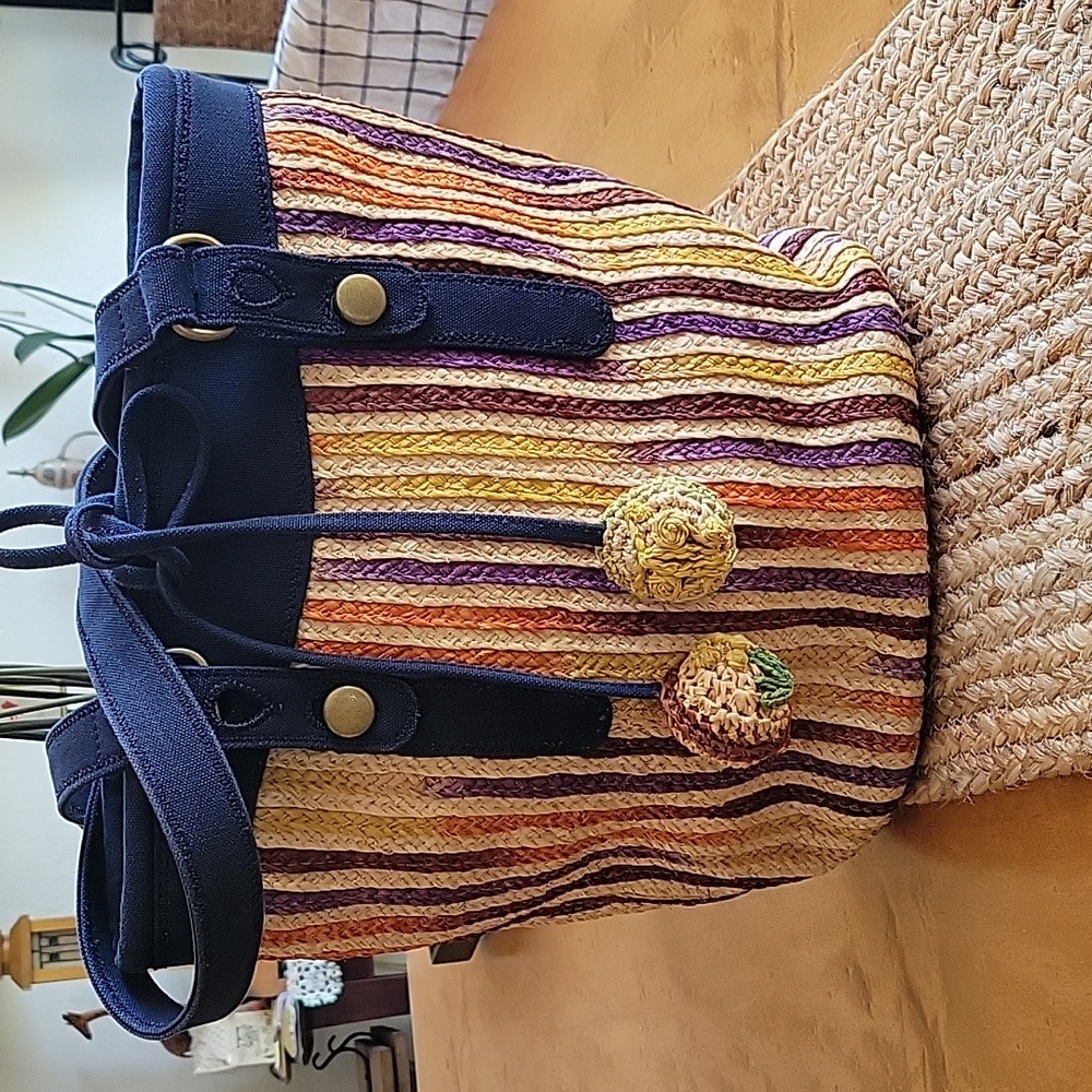 Lucky Brand Straw Tote Bag